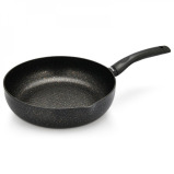 Fissman Deep Frying Pan with Pouring Lip Black 26x7cm - 1 miniature