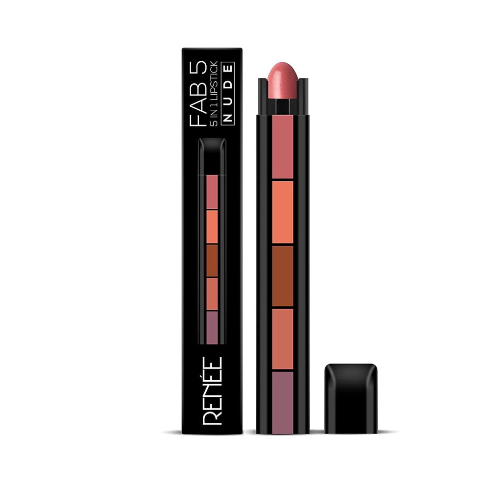 Renee Fab 5 Nude 5-in-1 Lipstick, 7.5g - 1