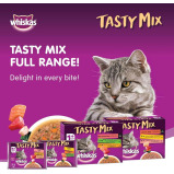 ويسكاس، طعام رطب للقطط، مزيج لذيذ، مزيج من المجموعة البحرية في المرق، للبالغين بعمر سنة فما فوق، مصنوع من سمك حقيقي، عبوة 12 × 70 جم - 6 miniature