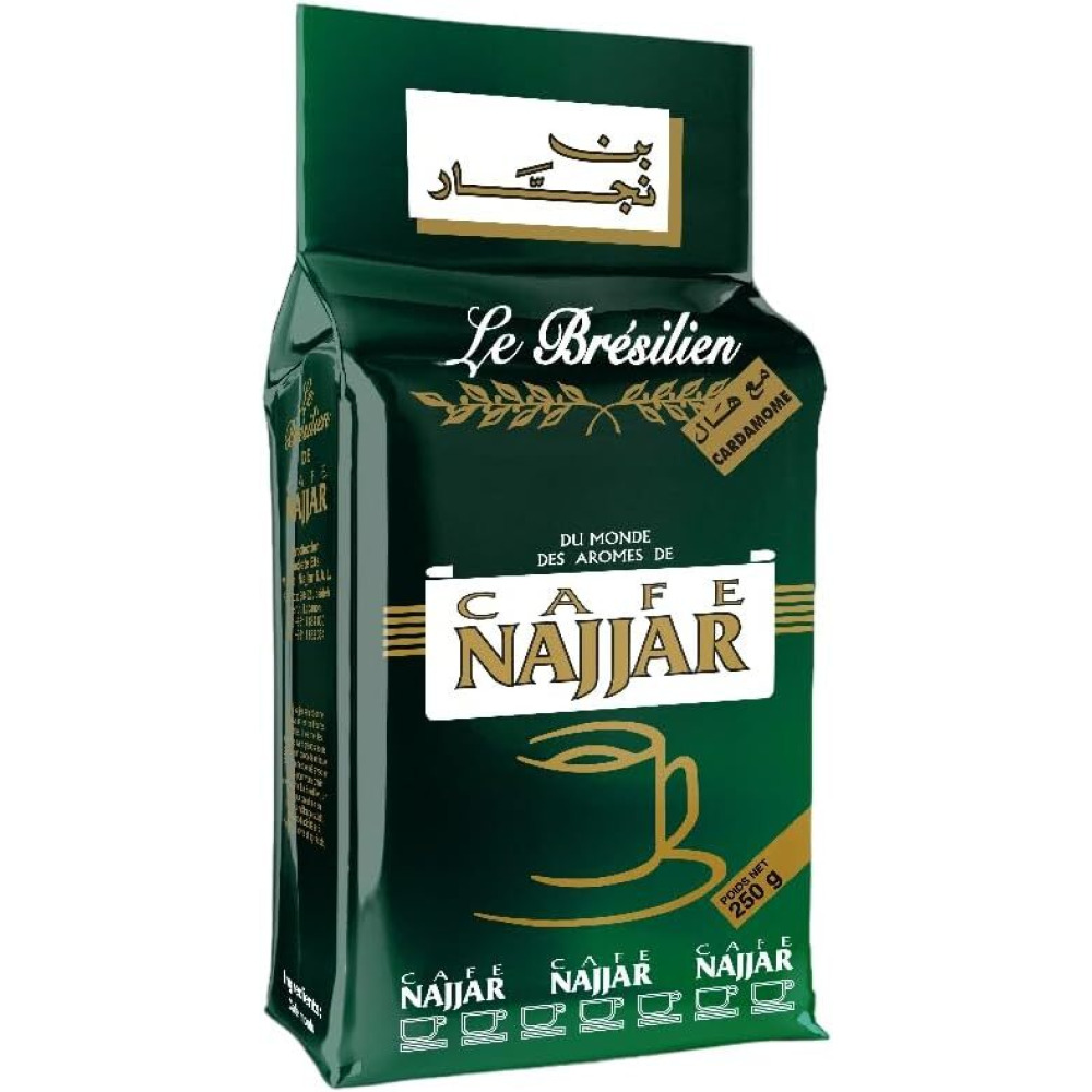 Cafe Najjar Le Bresilien Turkish Coffee with Cardamon 250g - 1