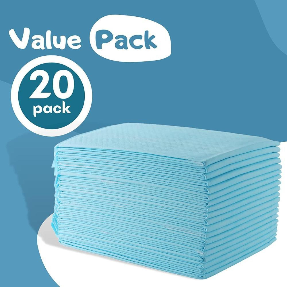 Dog and puppy training pads, Mosycle, Disposable, Ultra absorbent, Leak-proof, Size XL, 60x90 cm (20 pcs) - 6