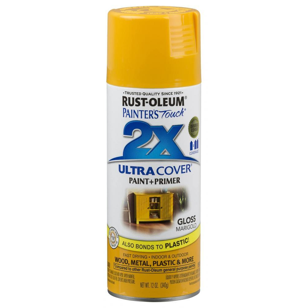 RustOleum PT 2X Ultra Cover Gloss Marigold 12Oz - 1