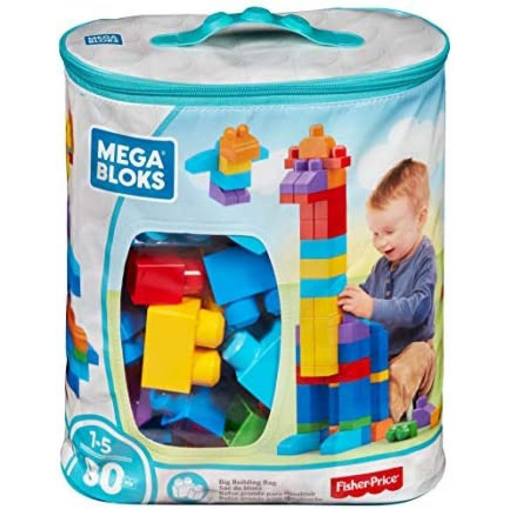 Mega Bloks / 80-Piece Big Building Bag Classic, 1-5 years - 1