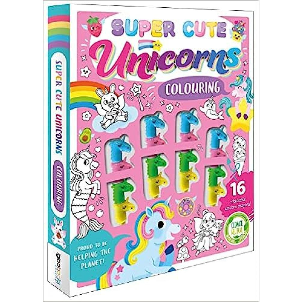 Super Cute Unicorns Colouring - 1