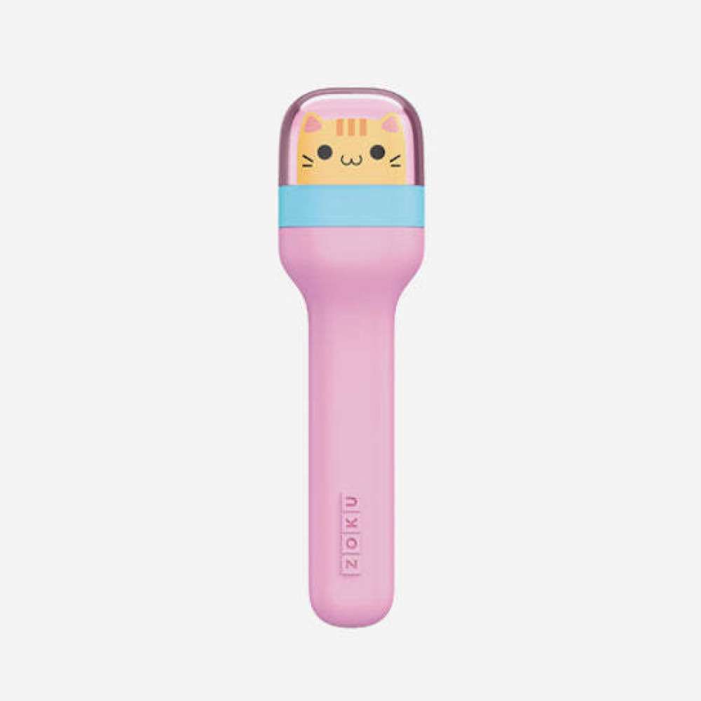 Zoku Pocket Neatly Nesting Set of 3 Utensils has a Spoon, Fork and Knife, . Kitty - 1