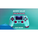 REMAX Wireless Bluetooth Gamepad Joystick Controller for Sony PS4 (BERRY BLUE) - 3 miniature