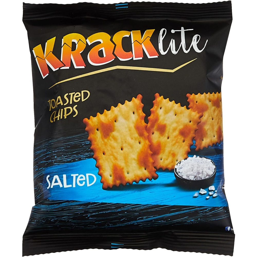 Чипсы kracklite поджаренные соленые 26Г - 1