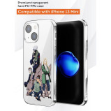 حافظة لهاتف آيفون 13 ميني، غطاء هاتف مقاوم للصدمات، ظهر شفاف مضاد للأصفر متوافق مع آيفون 13 ميني (5.4 بوصة)، تسونادي وياماتو - 2 miniature