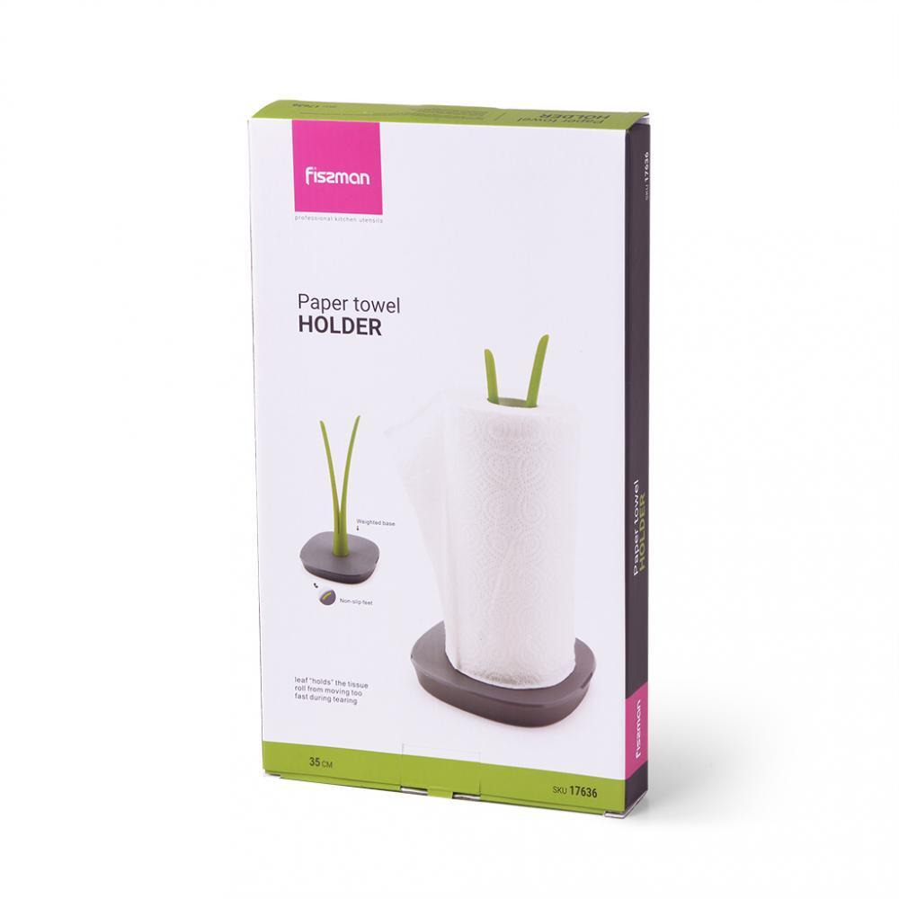Fissman Leaves Shape Paper Towel Holder Green 35cm - 2