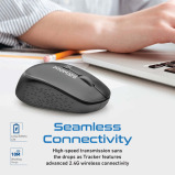 Promate Tracker 1600DPI MaxComfort® Ergonomic Wireless Mouse - 4 miniature