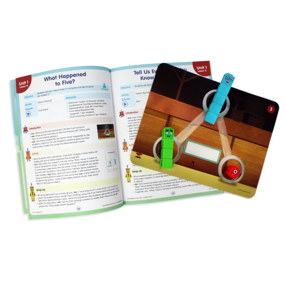 MathLink Cubes Numberblocks Classroom Set 3+ - 4