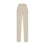 Брюки прямого кроя (ЦВЕТ слоновой кости), размер XS. - 4 miniature