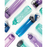 Sistema 480ML Helix Squeeze Bottle, school & on the go,comes with Twist ‘n’ Sip lid, easy grip, L-proof, Impact-R.Dishwasher safe & BPA Free, Blue - 3 miniature