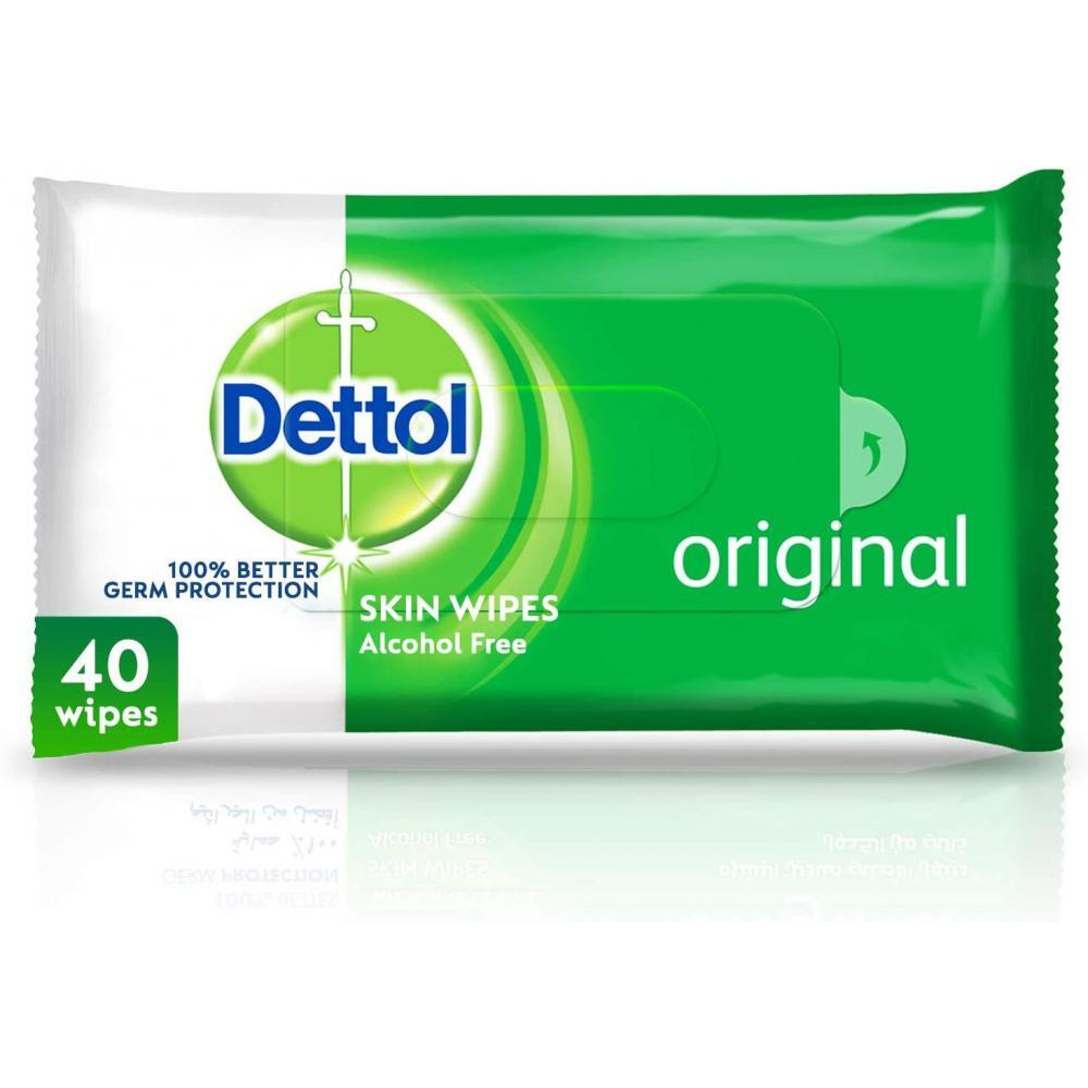 Dettol / Skin wipes, Wet, 40 pcs - 1