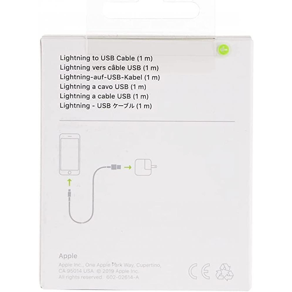 Apple / Charging cable, Apple Lightning to USB, 1 m - 2