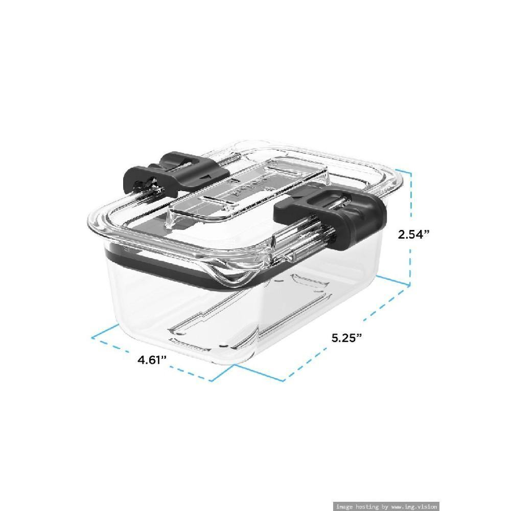 حاوية طعام لاتشلوك تريتان من بريبارا، مجموعة مكونة من 2 كوب - 2
