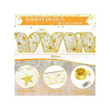 Gold Ribbon LED Lights with 100 LEDs Double Layer Copper Wire Bows Garland Fairy String Lights for Wedding and Home Decorations - 6 miniature