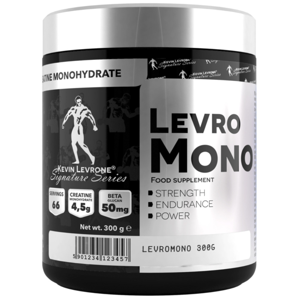 Kevin Levrone Mono Micro Creatine  Creatine Monohydrate Powder  300g  60 Servings  Unflavored - 1