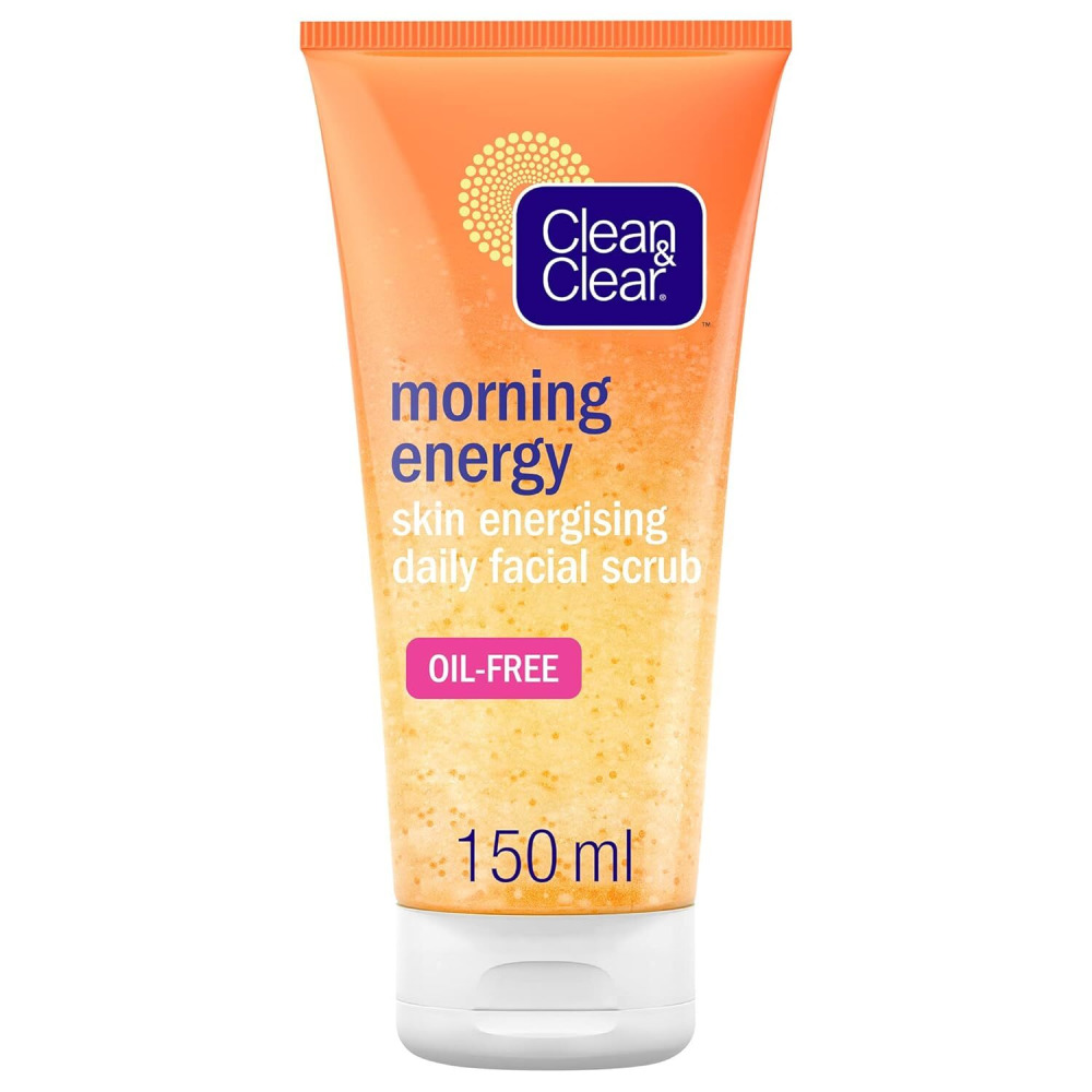 Clean & Clear Morning Energy Skin Energising Daily Facial Scrub 150 Ml - 1