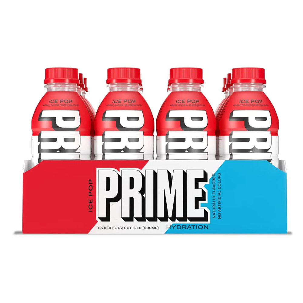 Prime Hydration, Zero Sugar Ice Pop, 12*500 ml - 1