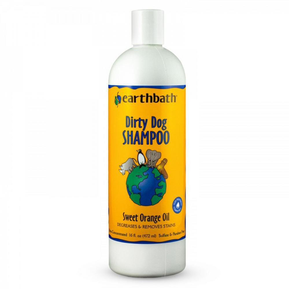 Earthbath Shampoo - Degreasing  Removing Stains - Sweet Orange Oil - 472ml - 1