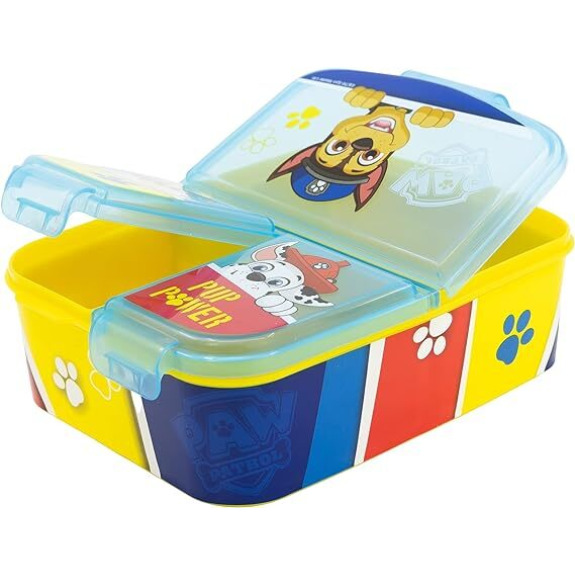 Stor Multi Compartment Sandwich Box Paw Patrol Pup Power