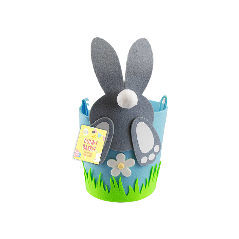 Gems Easter Pom Pom Bunny Basket Assorted, 1 Piece - 3