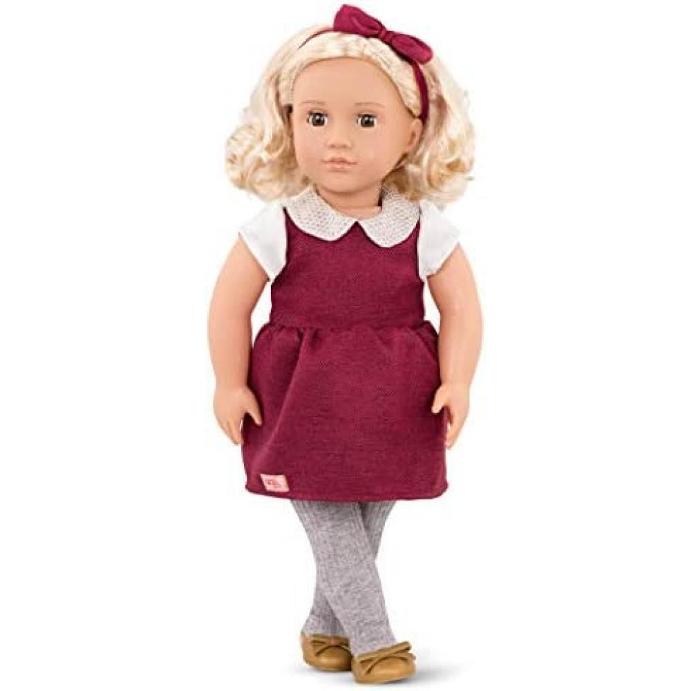 Our Generation BD31237Z Ivory 18 inch Holiday-Themed Fashion Doll for Kids Age 3 and Up - 1