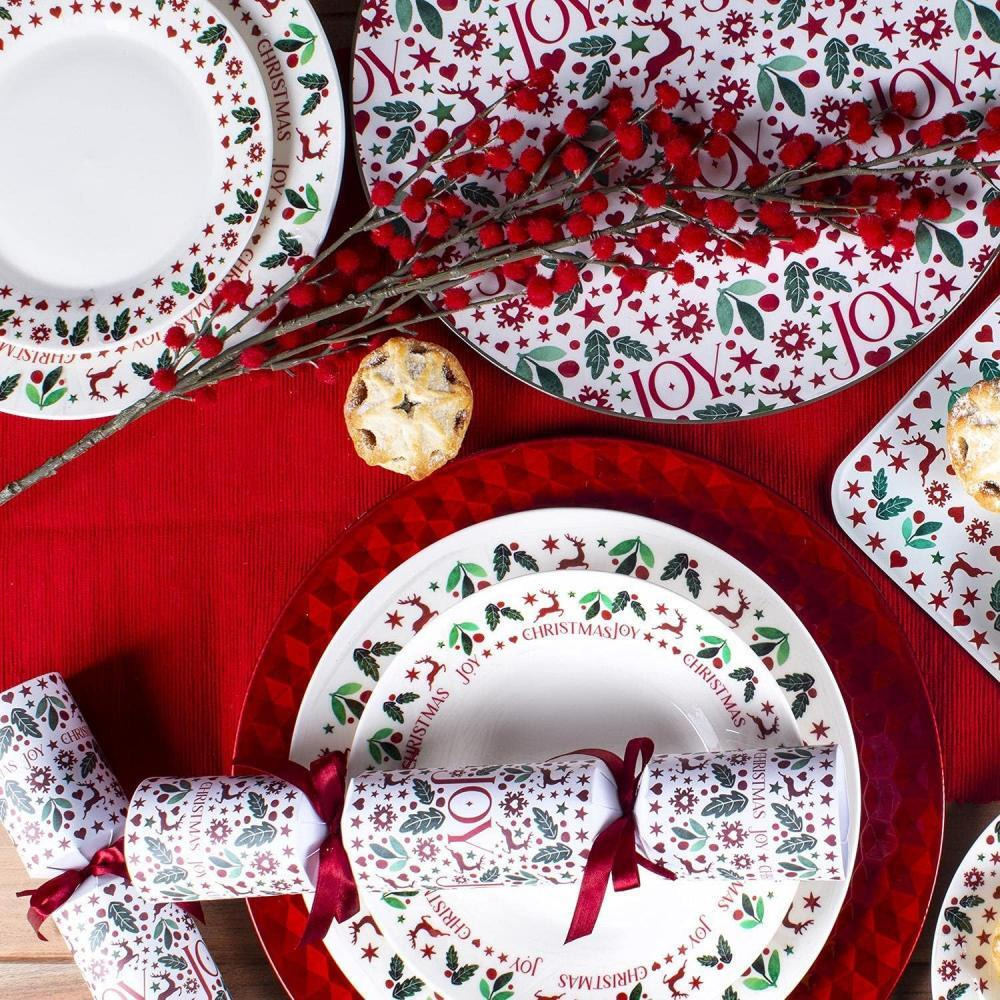 Rsw Christmas Joy 7.5 inch Side Plates Set Of 2 - 4