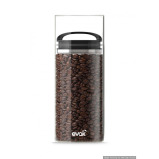 Evak Black Gloss Round Storage Container with Compact Handle Large - 1 miniature