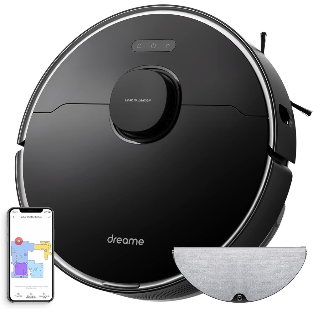 Dreame L10 Pro 2-in-1 Robot Vacuum Cleaner \& Floor Mop, 4000Pa Powerful Suction, Flat Mop, 3D Obstacle Detection, Multi-Story Mapping, Hard Floors an - 1