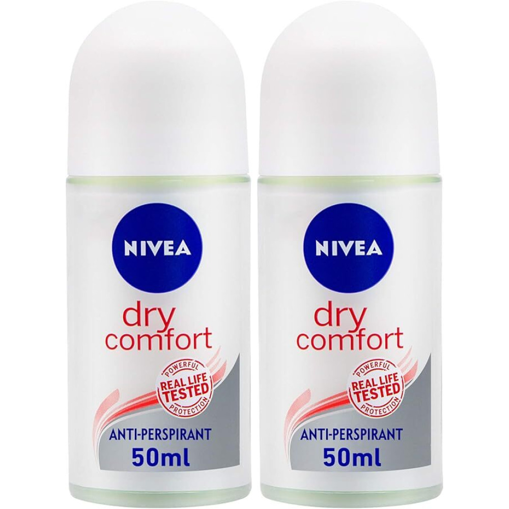 NIVEA, Women antiperspirant, Dry comfort, 48h, 2*50 ml - 1