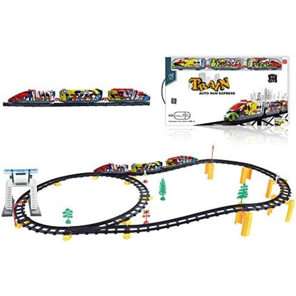 63 PCS Train Auto Run Express for 3+ - 1