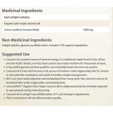 Natural Factors Coconutrich Extra Virgin Coconut Oil, 1000 mg, 120 Softgels - 3 miniature