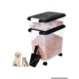 Homesmiths Pet Food Container with Spoon - 1 miniature