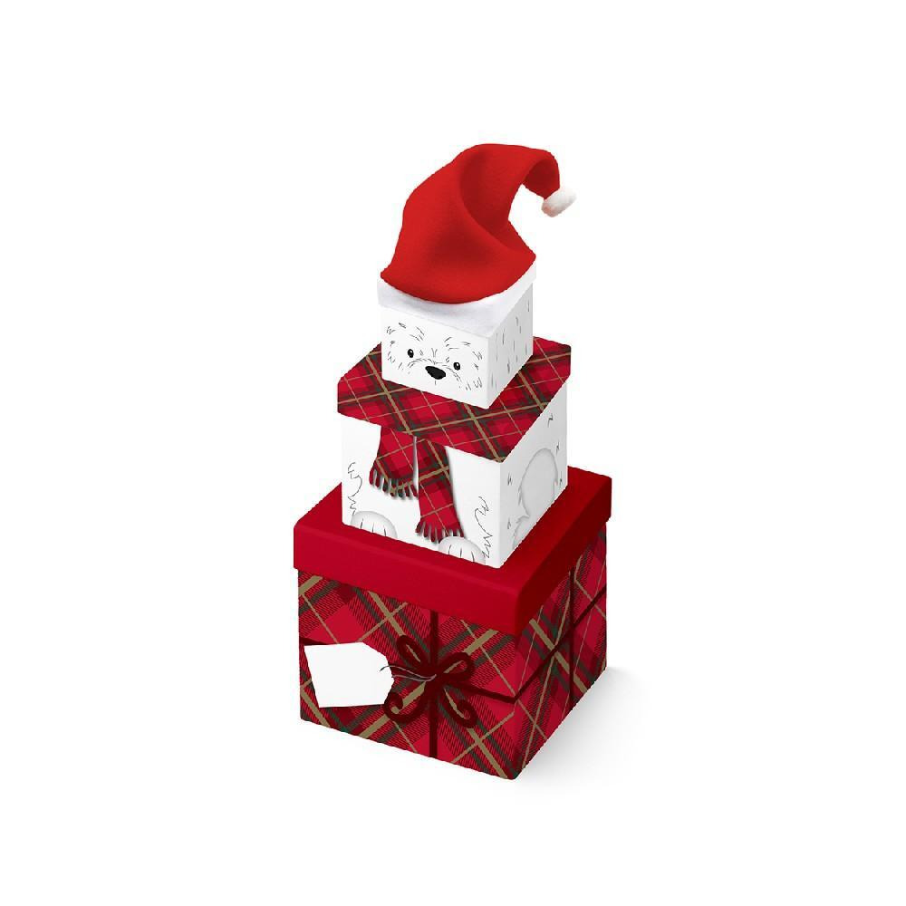 Eurowrap 3 Pieces Novelty Boxes with Plush 31094-BXC - 1