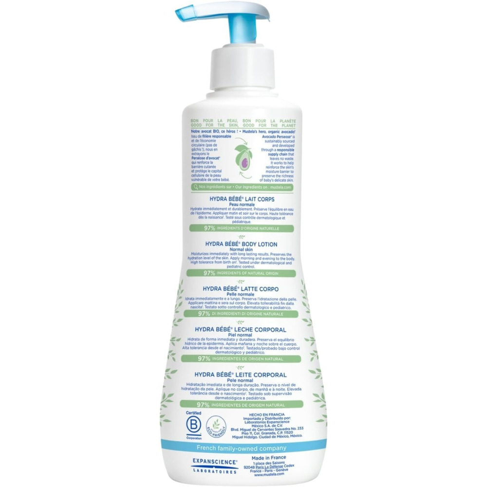 Mustela Hydra Bebe Body Lotion for normal skin 500ml - 2