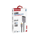 Promate MEDIASPLIT-H2 4K@60Hz HDMI® Разветвительный Кабель с Двумя ПОРТАМИ Hdmi® - 2 miniature