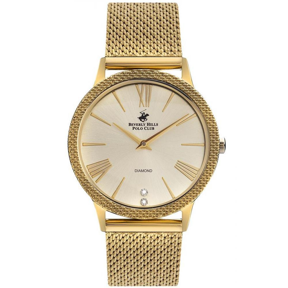 ЖЕНСКИЕ АНАЛОГОВЫЕ ЧАСЫ BEVERLY Hills Polo Club С Золотым ЦИФЕРБЛАТОМ L. - BP3107X.110 - 1