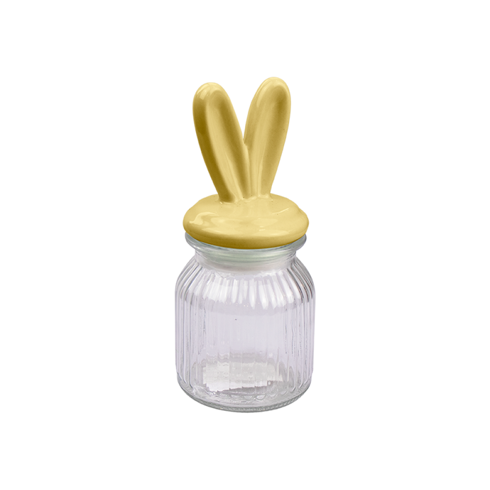 Gems Easter Ribbed Glass Jar 250Ml Assorted, 1 Piece - 2
