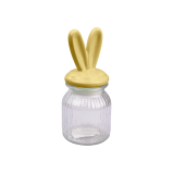 Gems Easter Ribbed Glass Jar 250Ml Assorted, 1 Piece - 2 miniature