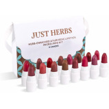 Just Herbs Ayurvedic Lipstick Micro Mini Trial Kit 38 gm Pack Of 16, Multi - 1 miniature