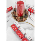 RSW 6 Game Festive Football 9 inch Crackers - 4 miniature