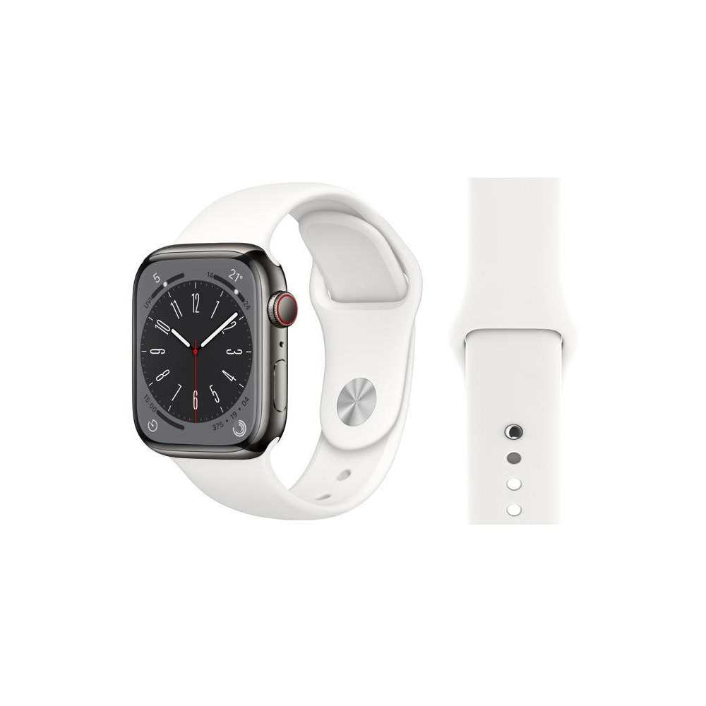 Perfii Solid Silicone Replacement Band for Apple Watch 49, 45, 44, 42 mm Series Ultra 8/7/6/5/4 SE - 2