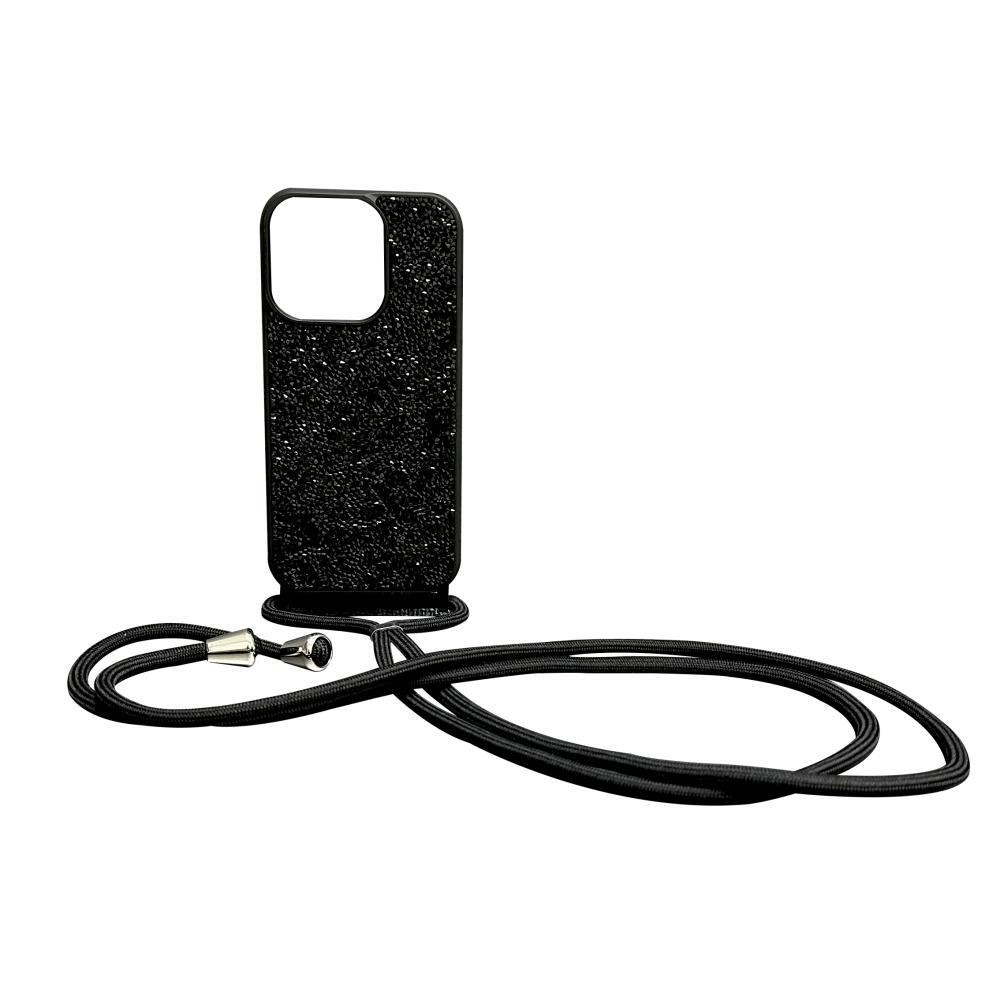Bling World Rope Hard Cover Iphone 15 Pro Black - 1