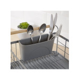 Swan SWKA5062GRYN Nordic Dish Rack with Removable Cutlery Basket, Grey - 3 miniature