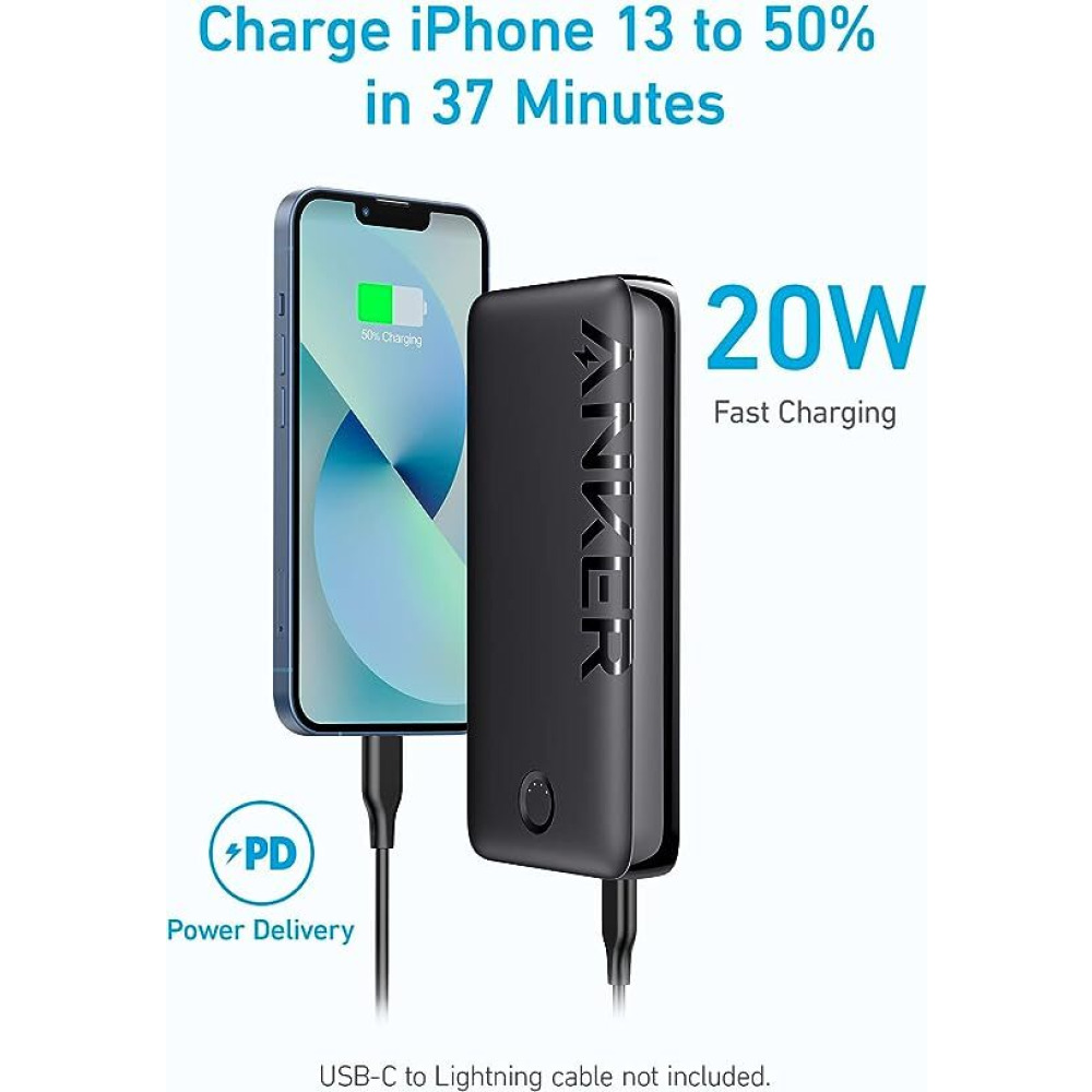 Anker, Power bank Power Core 20K II, 2-Port, 15W, 20000mAh, With cable, Black - 2
