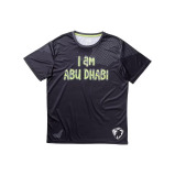 T-Shirt UAEJJ I Am Abu Dhabi, Cotton, Sportswear, Black - M - 1 miniature