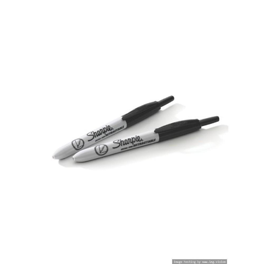 Sharpie Retractable Permanent Markers Ultra Fine Point Pack of 2 - 2