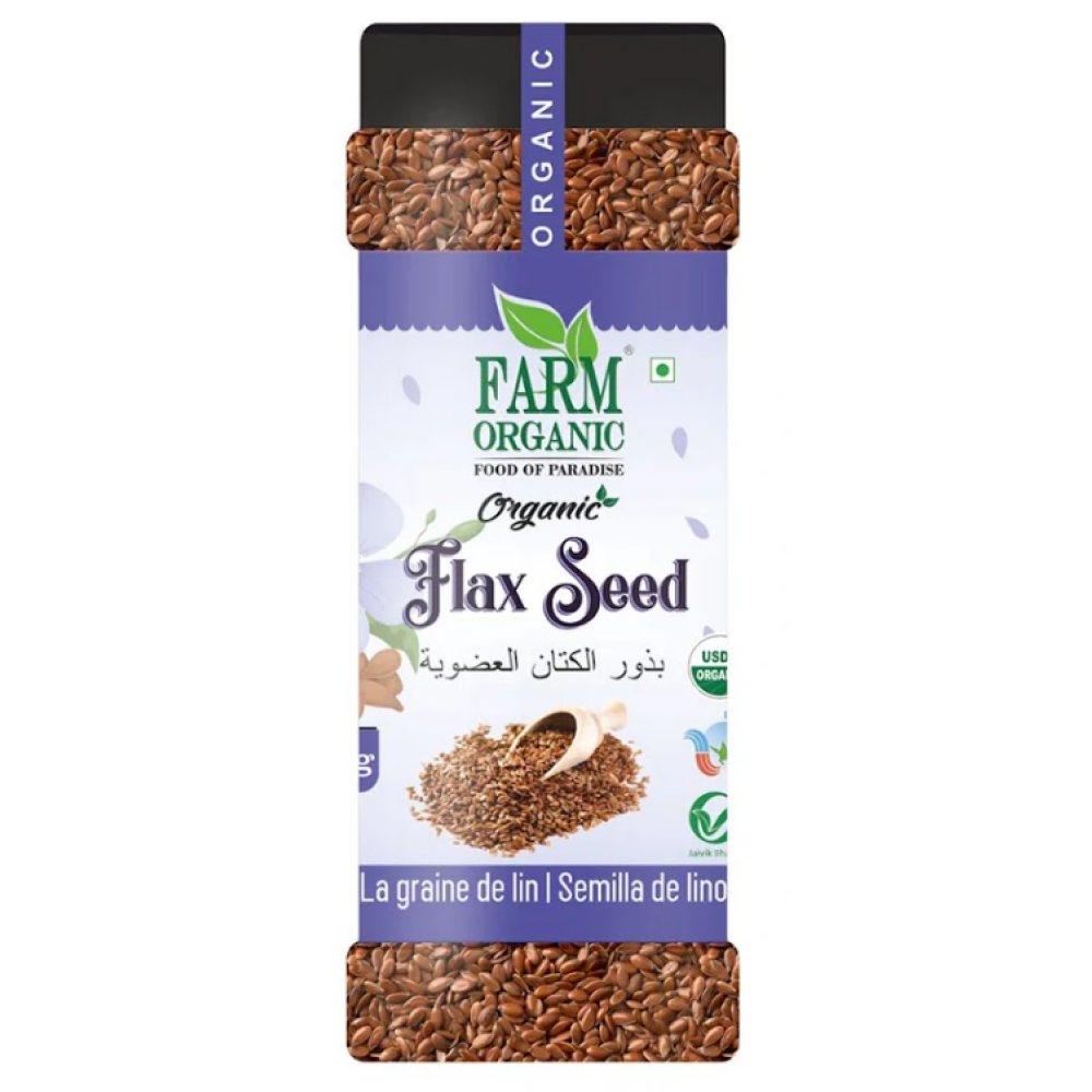 بذور الكتان العضوية من المزرعة 250 جم - 1